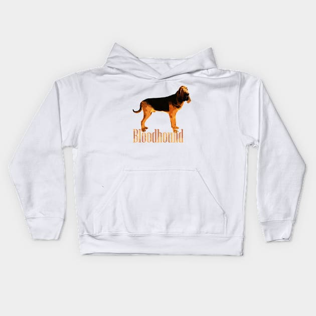 Bloodhound Kids Hoodie by Nartissima